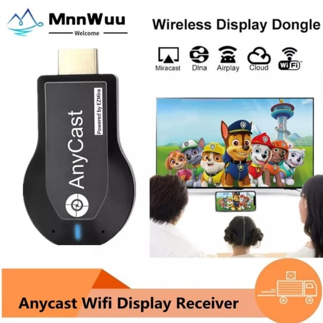 Anycast M2 Plus Wifi Display Dongle Receiver Airplay Miracast Hdmi Tv Dlna 