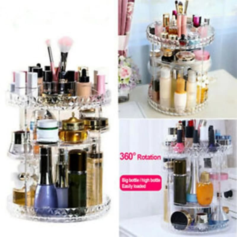 360 Degree Rotating Cosmetic Storage Box