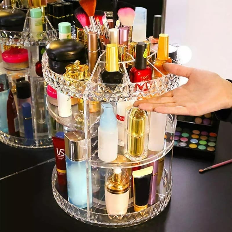 360 Degree Rotating Cosmetic Storage Box