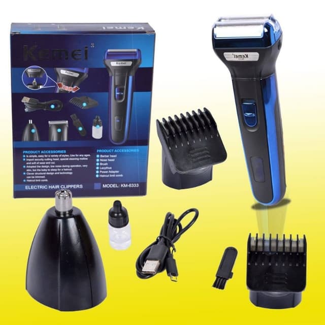 Kemei 3 In 1 Rechargeable Shaving Machine (km-6333)